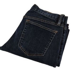 Ralph Lauren Sport Juniors Size 27 Bootcut Stretch Blue Dark Wash Cropped Jeans